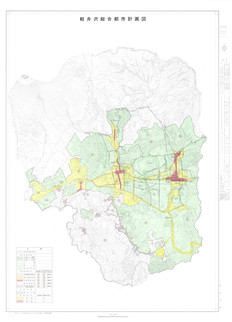 Karuizawa town city planning map